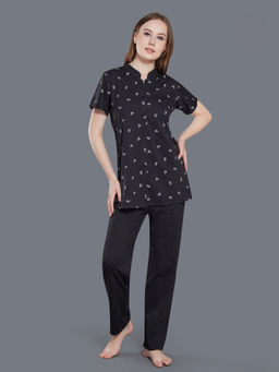 Velure - Blossoms Print Night Suit (Set of 2)