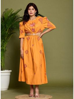 CUSTARD - Orange Dress