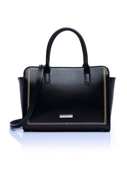 Caprese - Black Poppy Medium Satchel Bag