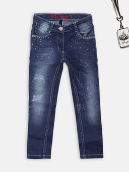 Blue Giraffe - Blue Solid Jeans