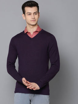 LINDBERGH - Navy Blue Solid Sweater