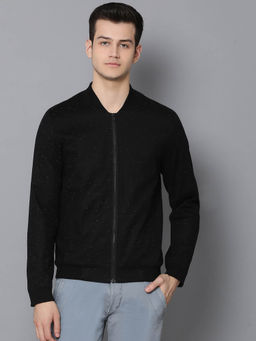 LINDBERGH - Black Solid Nep Blazer Cardigan