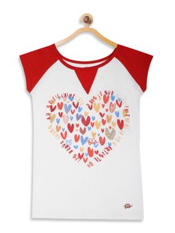 Elle Kids - Red Round Neck T-Shirt