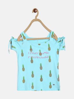 Elle Kids - Blue Printed T Shirts