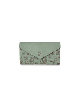 Baggit - Mailbox Y G X Green Large Wallet