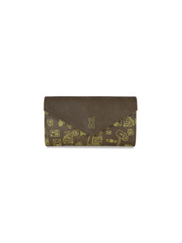 Baggit - Mailbox Y G X Brown Large Wallet