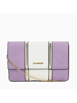 Sugarush - Purple Self Design Sling Bag