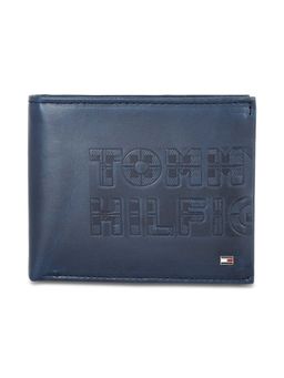 Tommy Hilfiger - Rowan Mens Leather Global Coin Wallet Navy