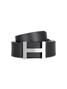 Tommy Hilfiger - Alvaro Mens Leather Reversible Belt Black & Tan X-Large