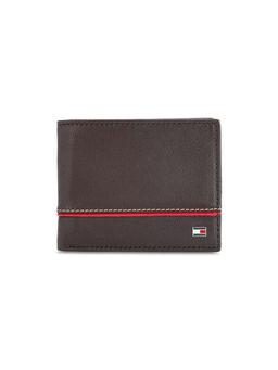 Tommy Hilfiger - Evan Mens Leather Global Coin Wallet Brown
