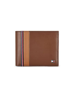 Tommy Hilfiger - North Mens Leather Global Coin Wallet Tan
