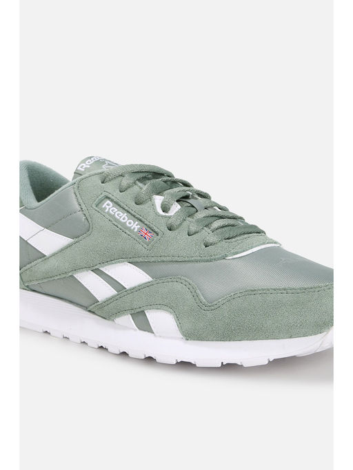 Buy Reebok Mens Classic Nylon Running Shoes Green Online