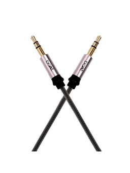 Boat - AUX 500 N Indestructible Cable with Gold Plated Connector, 1.5 m (Grey)