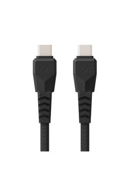 Boat - Type C C400 N Tangle Free Cable with 5A Fast Charging and 480MBPS Power Delivery (Black)