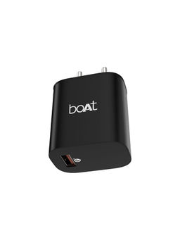 Boat - WCD QC3A N 18W Quick Charge 3.0 Supported Adapter with Smart IC Protection (Black)
