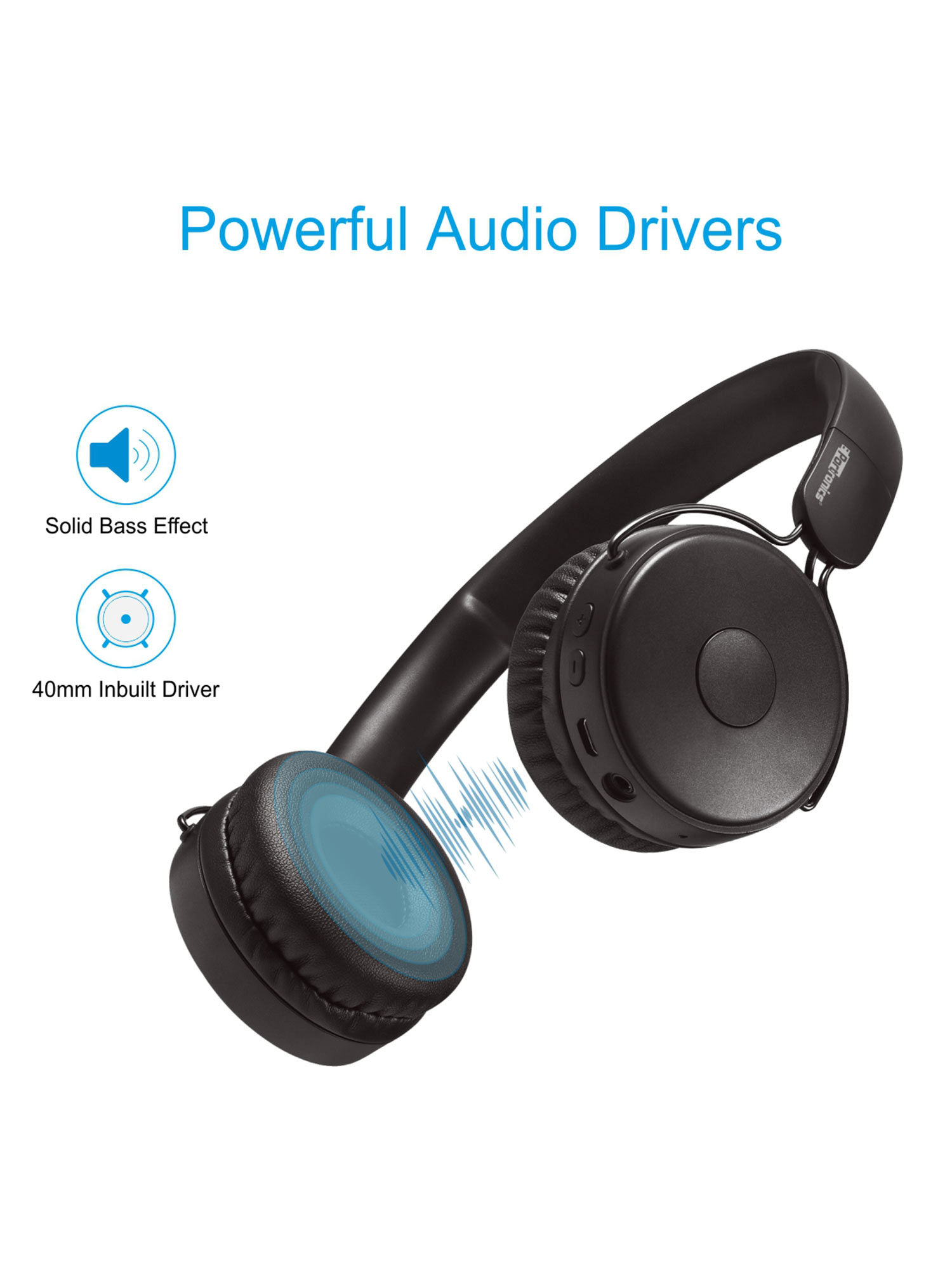 Buy Portronics Brown Muffs M Wireless 
