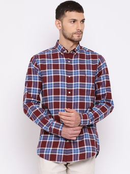 GANT - Multi-Color Checks Collar Neck Shirt