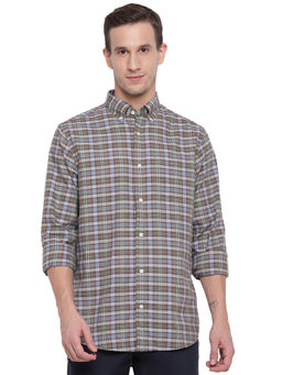 GANT - Multi-Color Checks Collar Neck Shirt