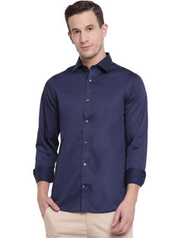 GANT - Navy Blue Plain Shirt