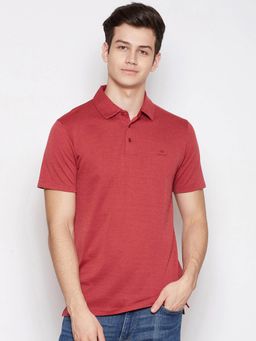GANT - Red Printed Polo T-Shirt
