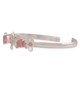 Voylla - Love Paradise Pink Stone Floral Bracelet