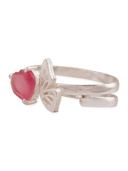 Voylla - Love Paradise Silver Plated Statement Ring