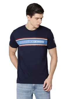 GANT - Blue Solid T-Shirt