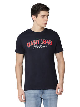 GANT - Blue Solid T-Shirt