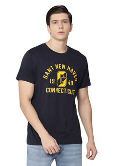 GANT - Blue Solid T-Shirt