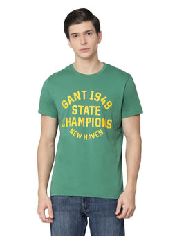 GANT - Green Solid T-Shirt