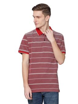 GANT - Red Stripes Polo T-Shirt