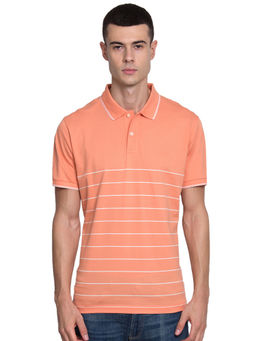 GANT - Coral Stripes Polo T-Shirt