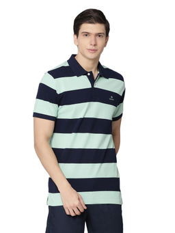 GANT - Blue Stripes Printed T-Shirt