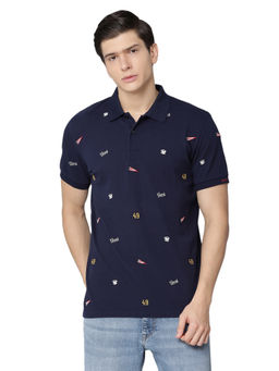 GANT - Blue Printed T-Shirt