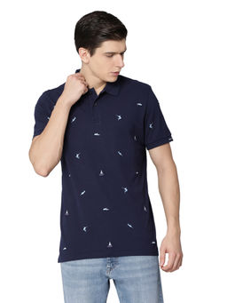 GANT - Blue Printed T-Shirt