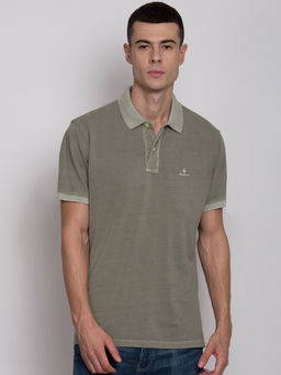 GANT - Olive Plain Polo T-Shirt