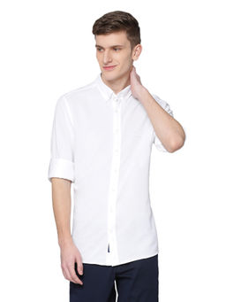 GANT - White Solid Shirt