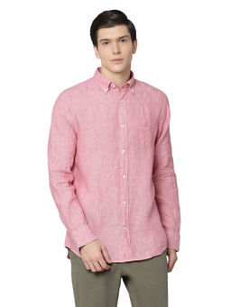 GANT - Pink Solid Casual Shirt