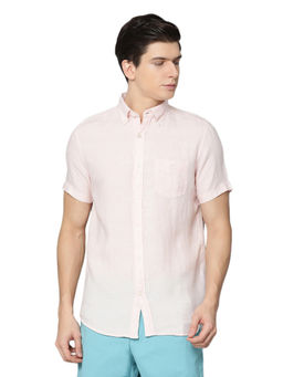 GANT - Pink Solid Casual Shirt