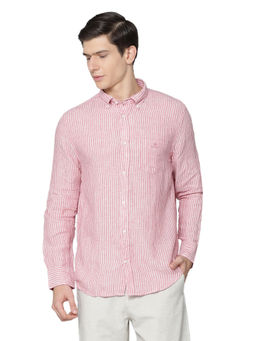 GANT - Pink Stripes Printed Casual Shirt