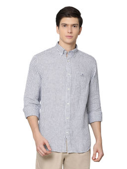 GANT - White Checks Casual Shirt