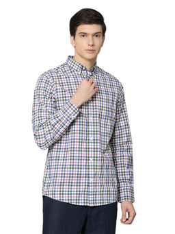 GANT - Yellow Checks Casual Shirt