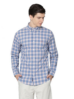 GANT - Orange Checks Casual Shirt