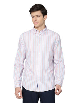 GANT - Red Stripes Printed Casual Shirt