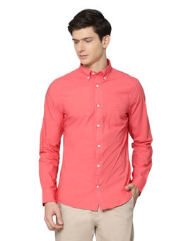 GANT - Red Solid Casual Shirt