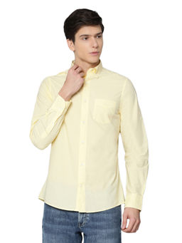 GANT - Yellow Solid Casual Shirt