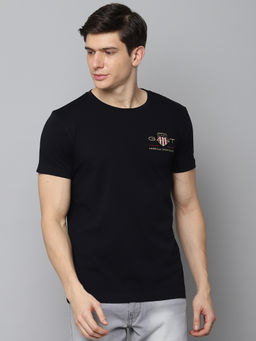 GANT - Black Printed T-Shirt