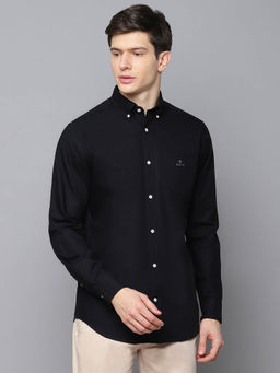 GANT - Black Solid Casual Shirt