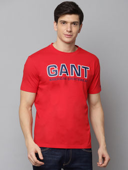 GANT - Light Red Printed T-Shirt