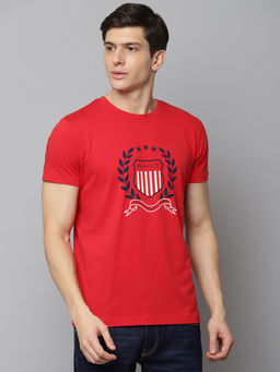 GANT - Light Red Printed T-Shirt